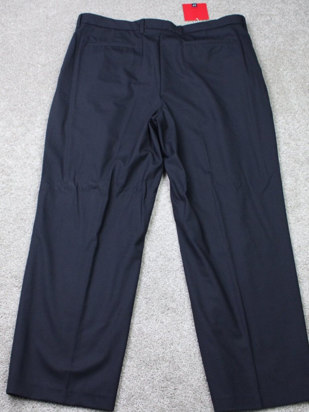 GAP Pants NWT Mens 42x30 Blue Classic Stretch Lightweight Wool Pleated Lined - Picture 6 of 13